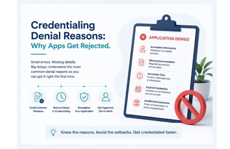 Why Credentialing Applications Get Denied and How to Fix Yours